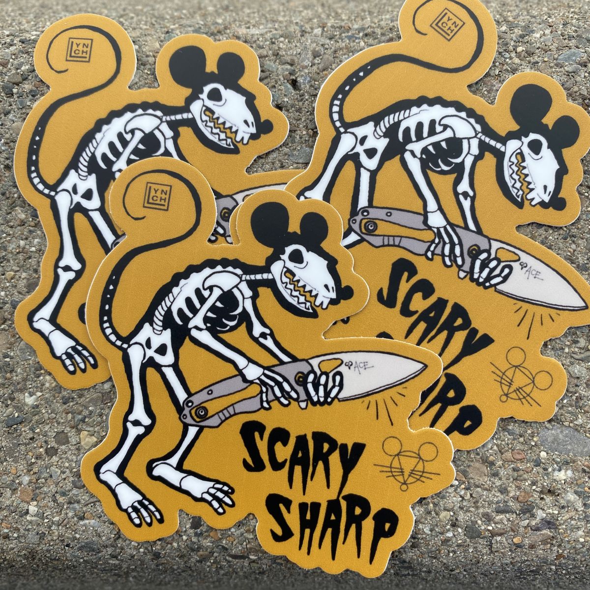 GiantMouse LynchNW Collab RIV LL CF Exclusive Knife Scary Sharp